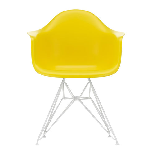 Cadeira de Braços em Plástico Eames DAR / Base Branca